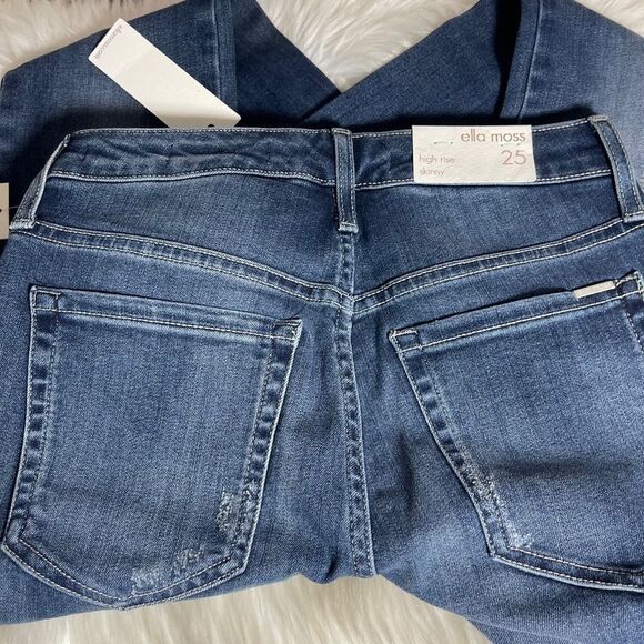 Ella Moss Piper High Rise Skinny Crop Jeans NWT Sz 25 - Picture 7 of 15